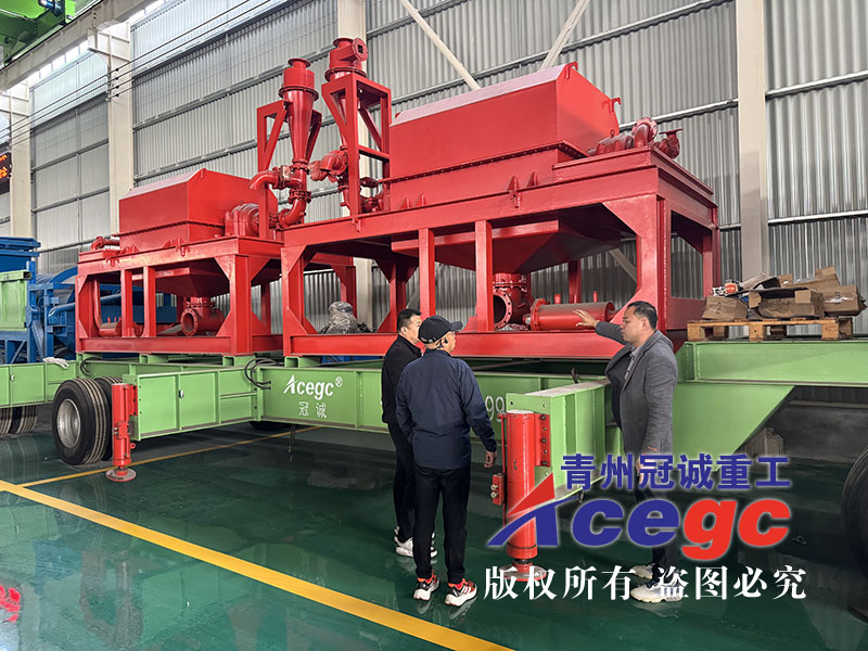 新西蘭客戶實地考察重選機械